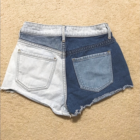 🆕🔥PACSUN SUPER FREAKING CUTE&STYLISH&TRENDY DARKDENIM/LIGHT-DENIM/COLOR BLOCK - Picture 3 of 8